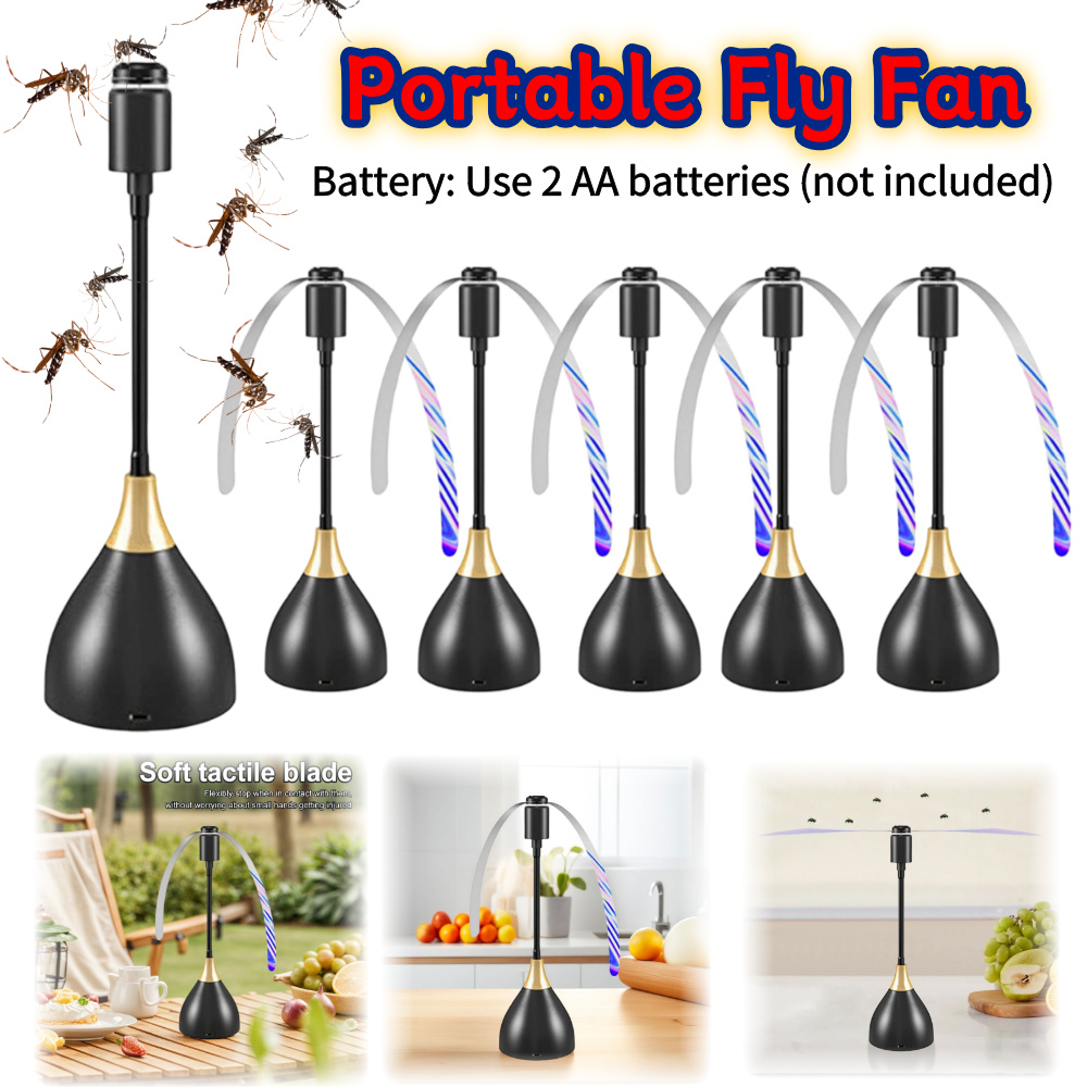 Outdoor Furniture Europe - 1-3PCS Fly Fans for Tables Portable