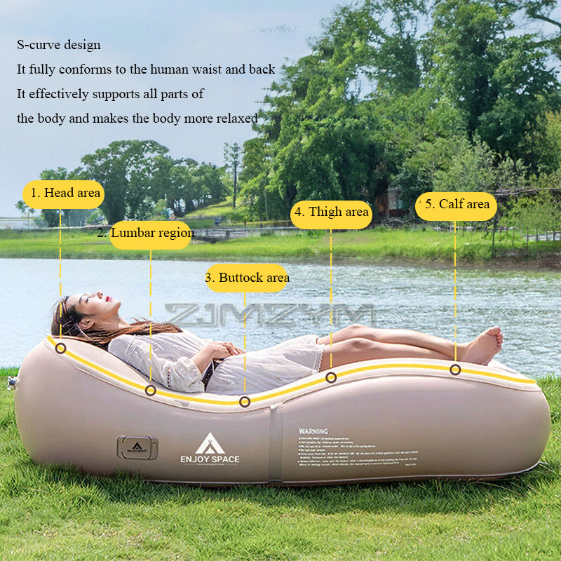 Automatic Inflatable Lazy Sofa - Outdoor Furniture Lounge Set 评论和价格