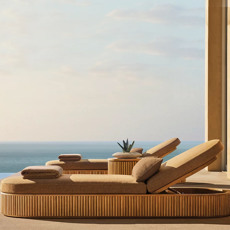 Outdoor Pool Sun Lounger Chair - Outdoor Furniture Lounge Set 评论和价格
