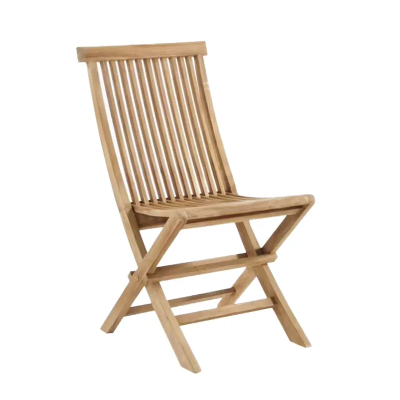 Teak Traditional Folding Chair - Outdoor Furniture Indonesia 评论和价格