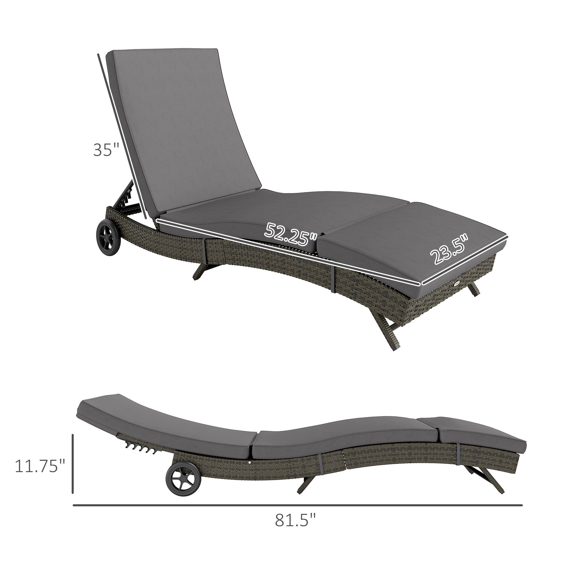 Outdoor Reclining Lounge Chair - Outdoor Furniture Lounge Set 评论和价格