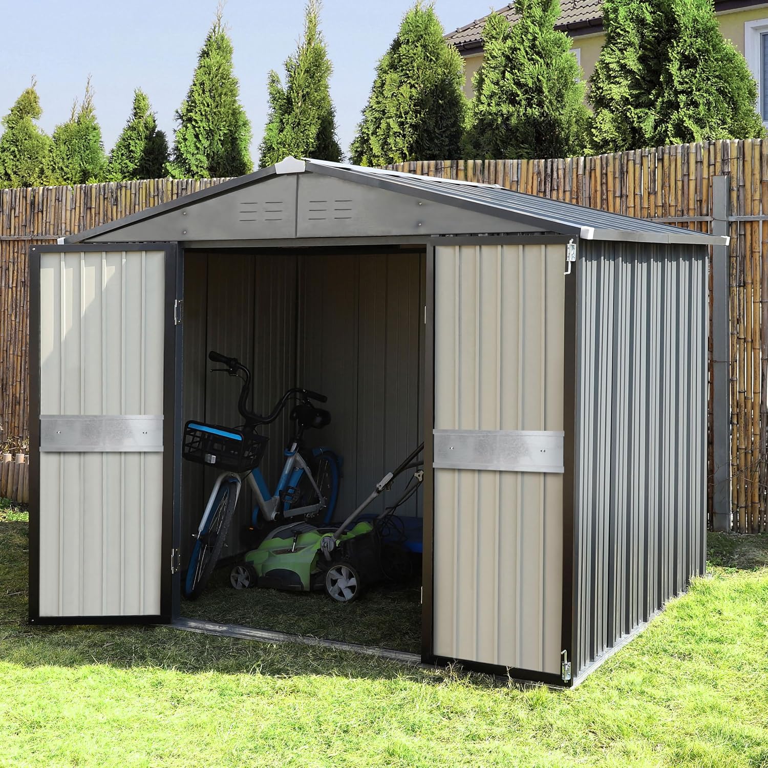 10' x 10' Outdoor Storage Shed - Outdoor Furniture For Patio 评论和价格
