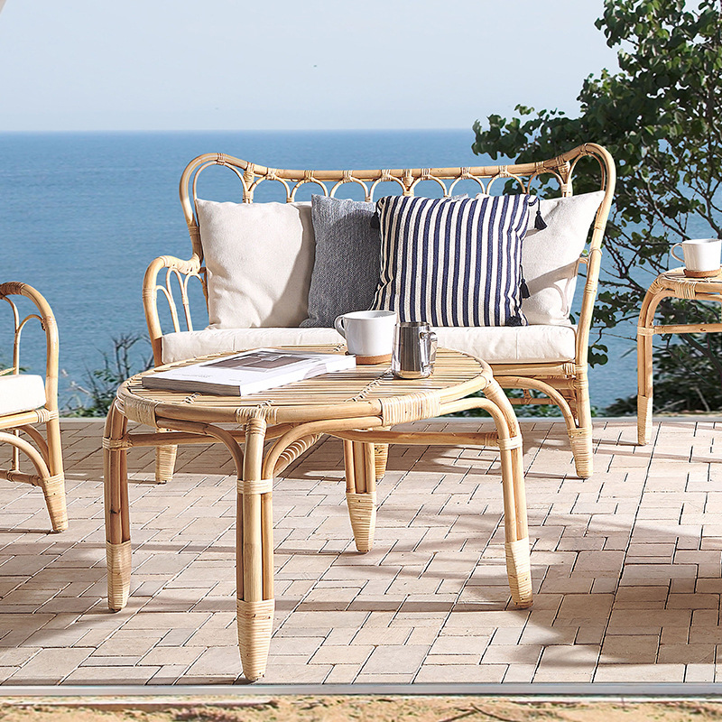 Natural rattan sofa Outdoor do - Outdoor Furniture Indonesia 评论和价格