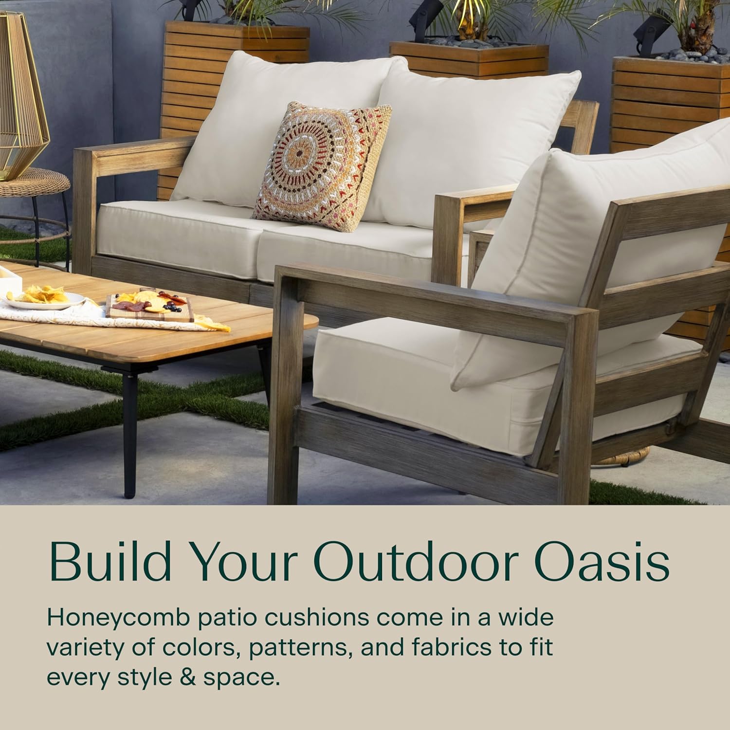 Outdoor Patio Furniture, Solid - Outdoor Furniture For Patio 评论和价格
