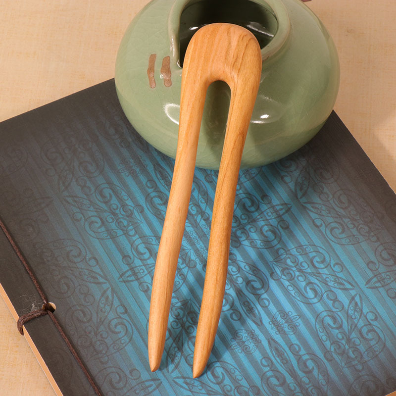 Peach Wood U-shaped Hairpin An - Outdoor Furniture Decor 评论和价格