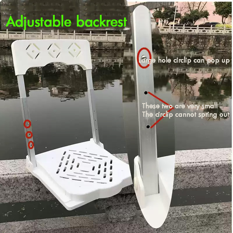 Foldable Fishing Box with Back - Outdoor Furniture Small 评论和价格