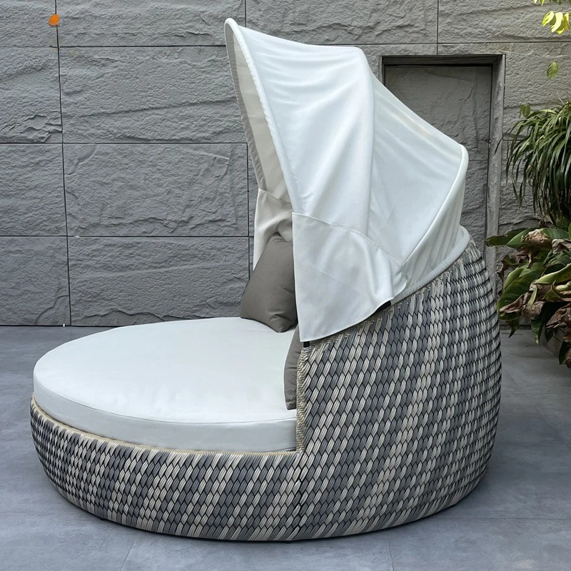Daybed,Anti-UV Rustproof Round - Outdoor Furniture Lounge Set 评论和价格