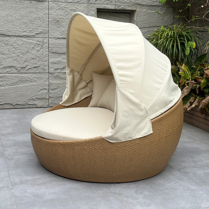 Daybed,Anti-UV Rustproof Round - Outdoor Furniture Lounge Set 评论和价格