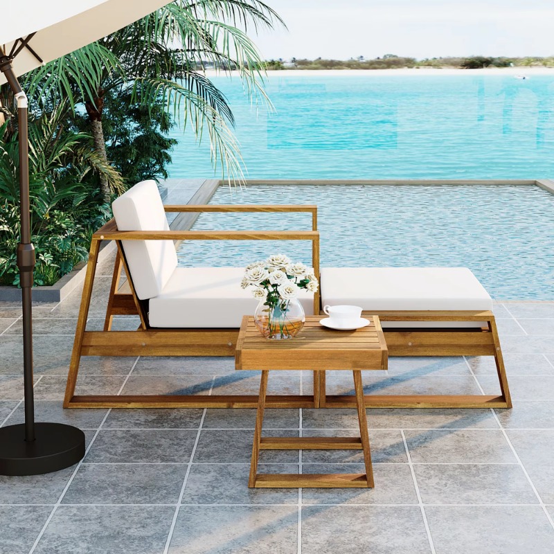 Outdoor Lounge Chair Set with  - Outdoor Furniture Lounge Set 评论和价格