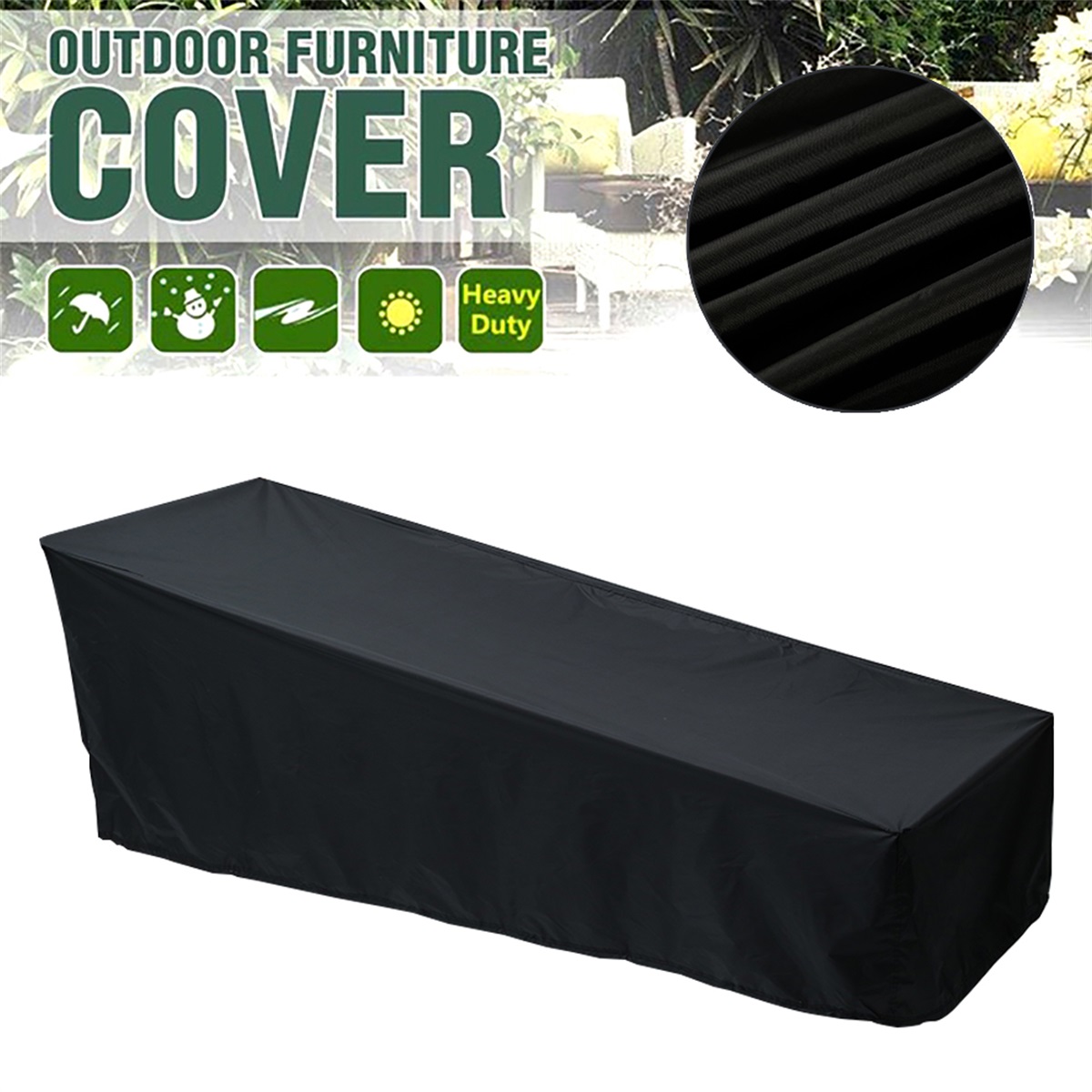 Outdoor Garden Sunbed Cover Su - Outdoor Furniture Lounge Set 评论和价格