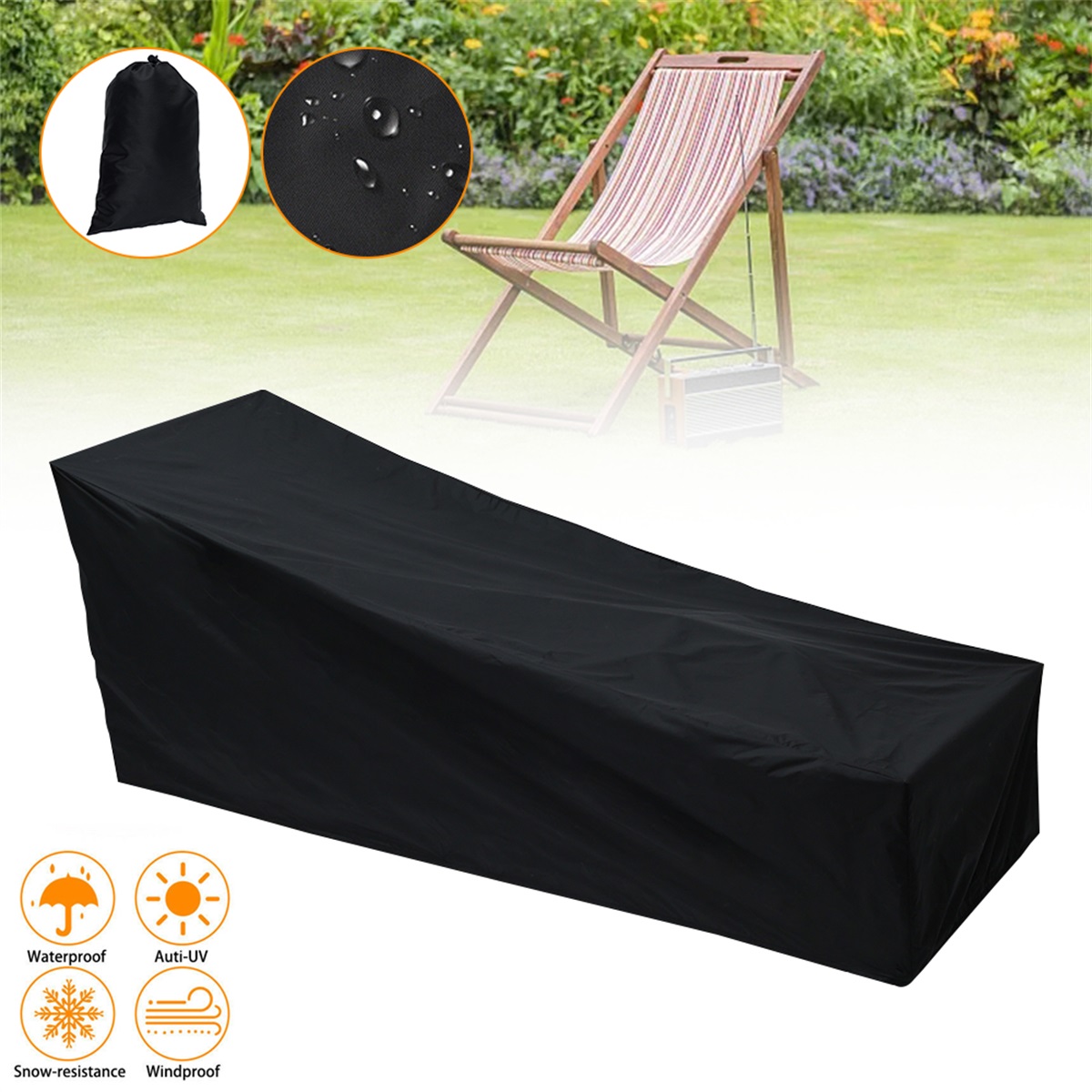 Outdoor Garden Sunbed Cover Su - Outdoor Furniture Lounge Set 评论和价格