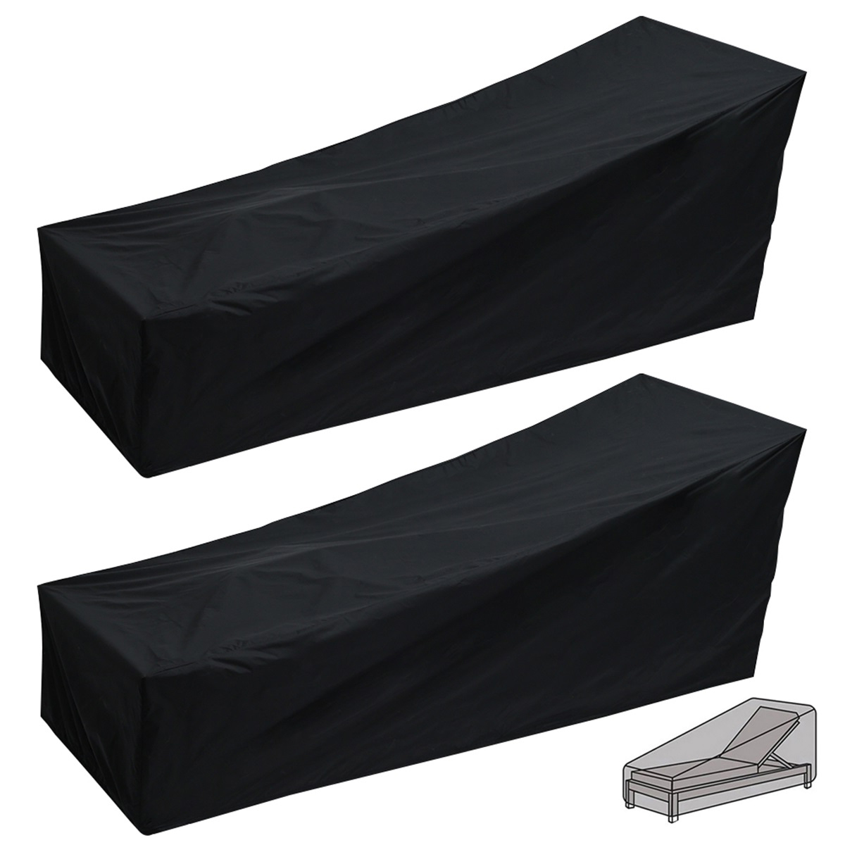 Outdoor Garden Sunbed Cover Su - Outdoor Furniture Lounge Set 评论和价格