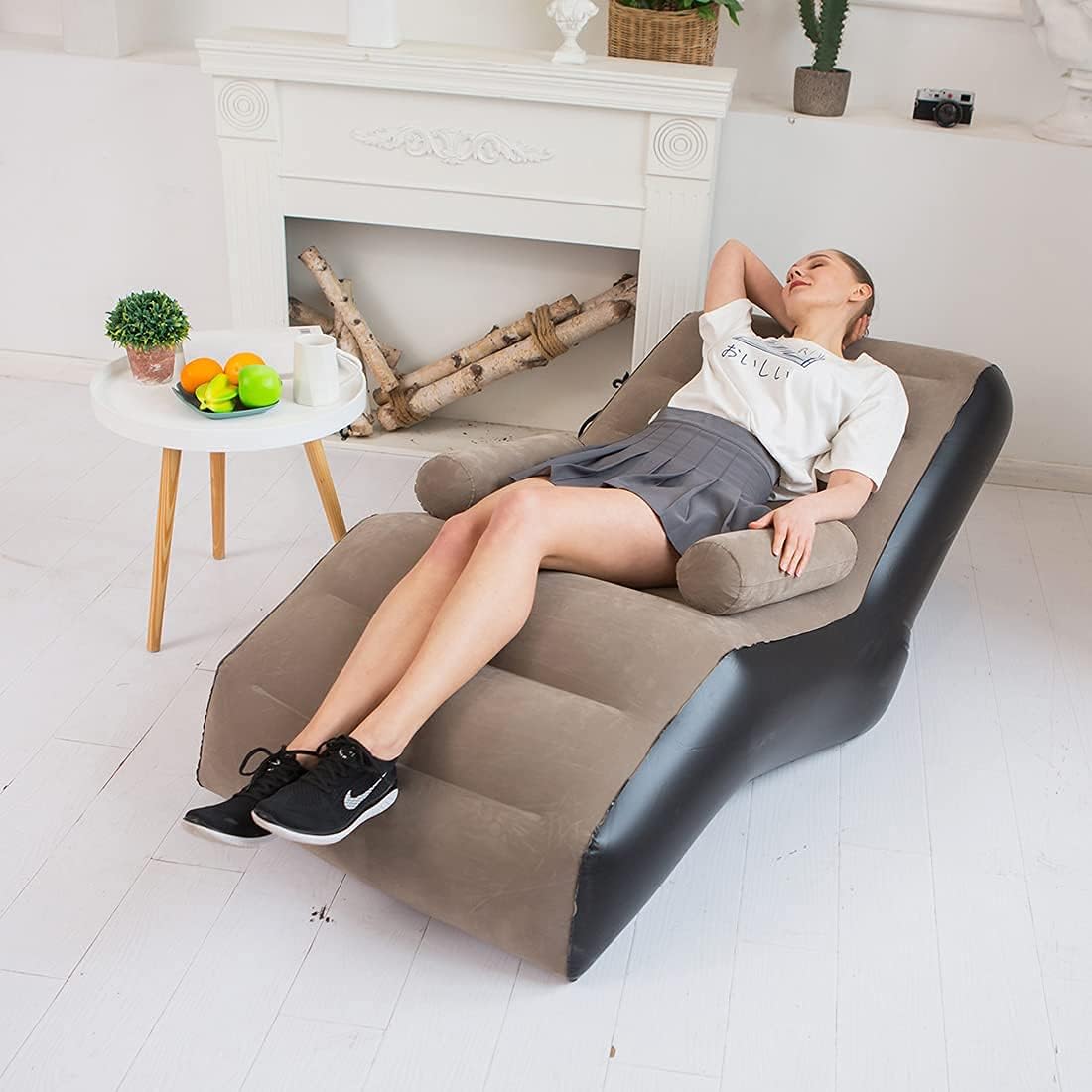 Folding Lazy Sofa,Inflatable L - Outdoor Furniture Lounge Set 评论和价格