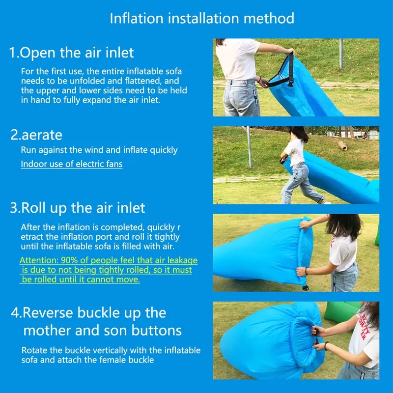 Portable Inflatable Sofa Loung - Outdoor Furniture Small 评论和价格