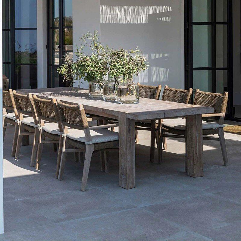 Outdoor Tables And Chairs Anti - Outdoor Furniture Teak Wood 评论和价格