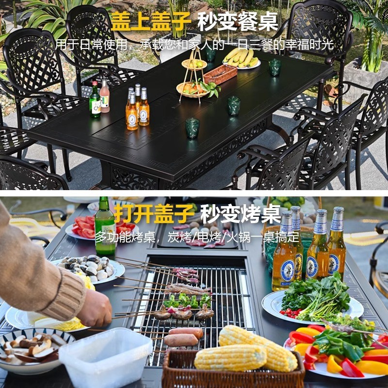 Outdoor cast aluminum tables a - Outdoor Furniture Lounge Set 评论和价格
