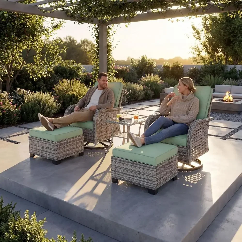 Outdoor Patio Furniture Set: R - Outdoor Furniture Green 评论和价格