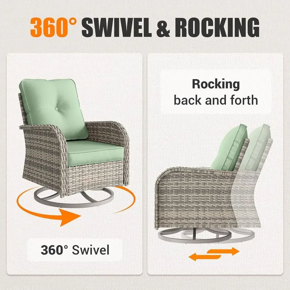 Outdoor Patio Furniture Set: R - Outdoor Furniture Green 评论和价格