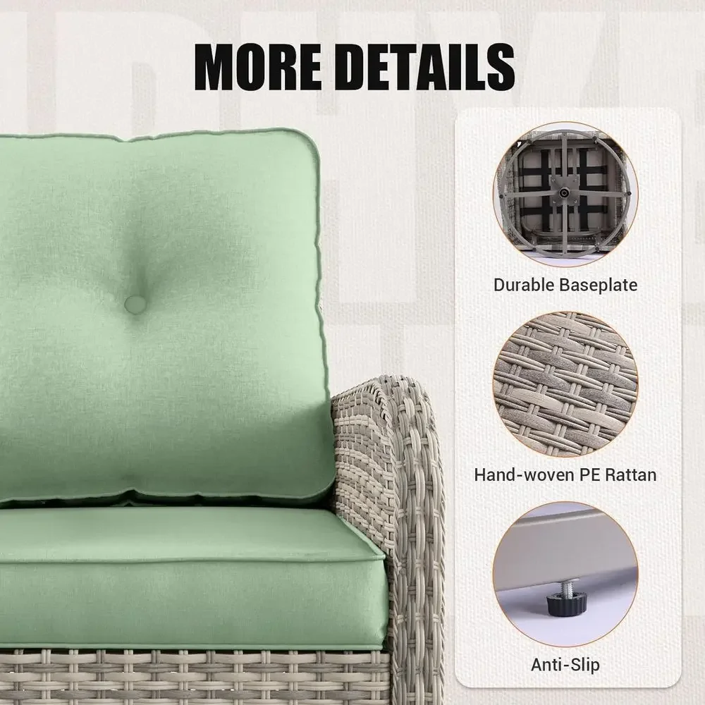 Outdoor Patio Furniture Set: R - Outdoor Furniture Green 评论和价格